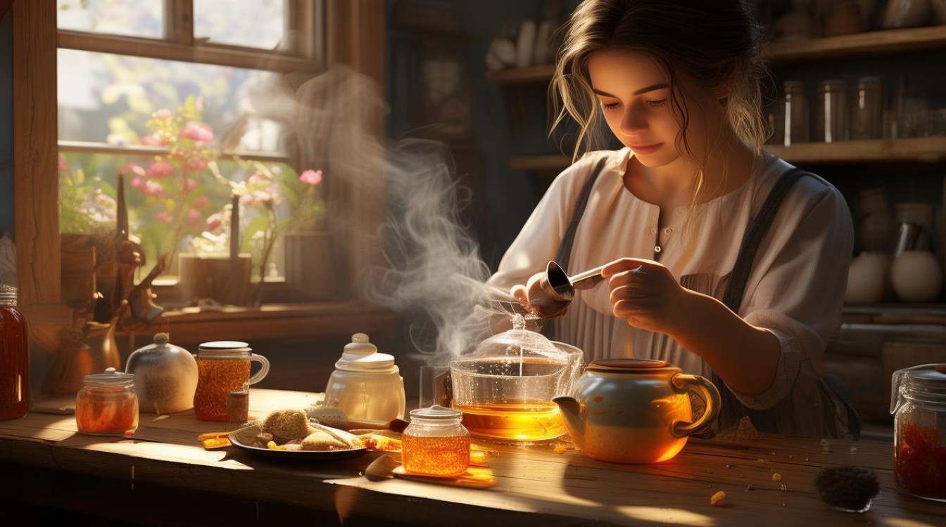 蜂蜜醒酒茶怎么做