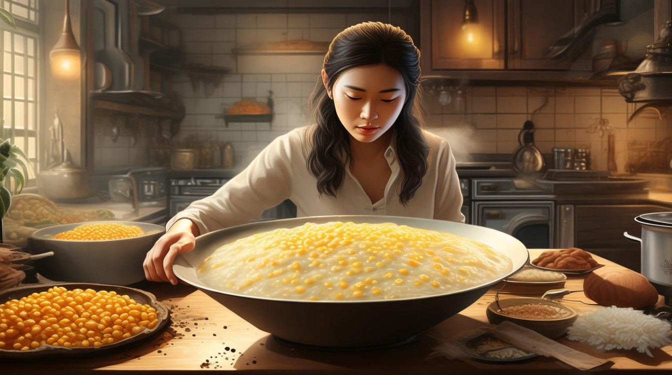 包谷糁稀饭怎么做