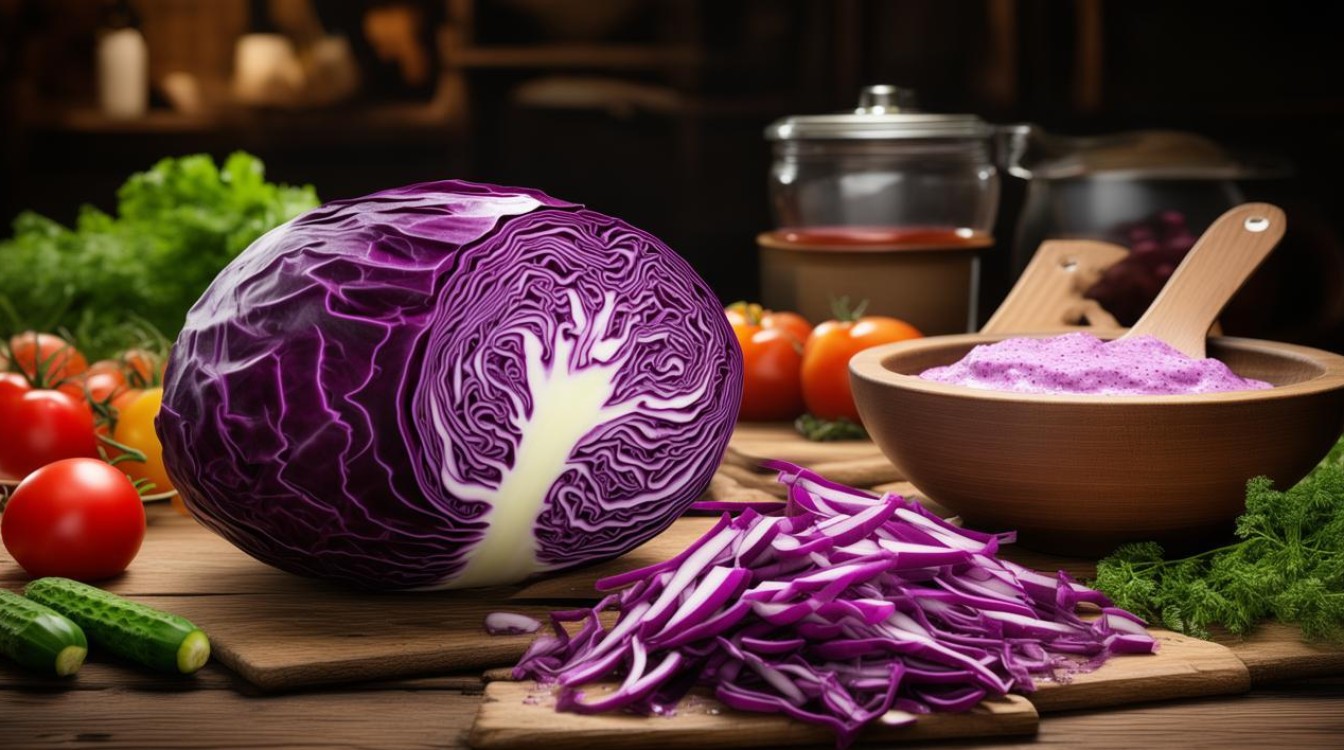 紫色包菜怎么做沙拉