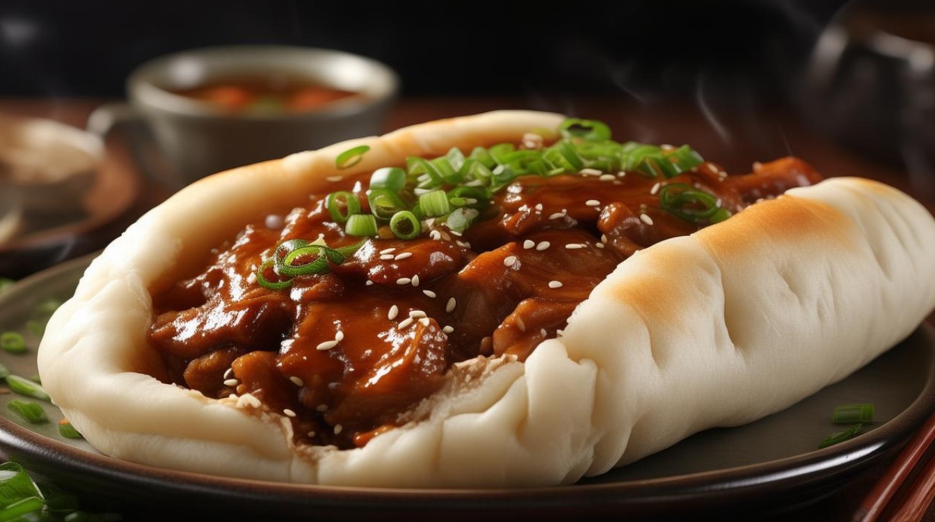扣肉夹馍馍怎么做