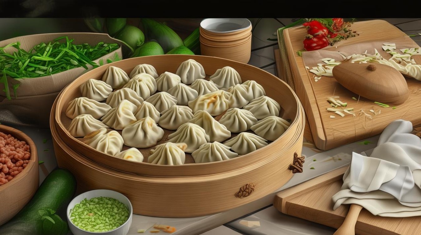西葫芦蒸饺怎么做