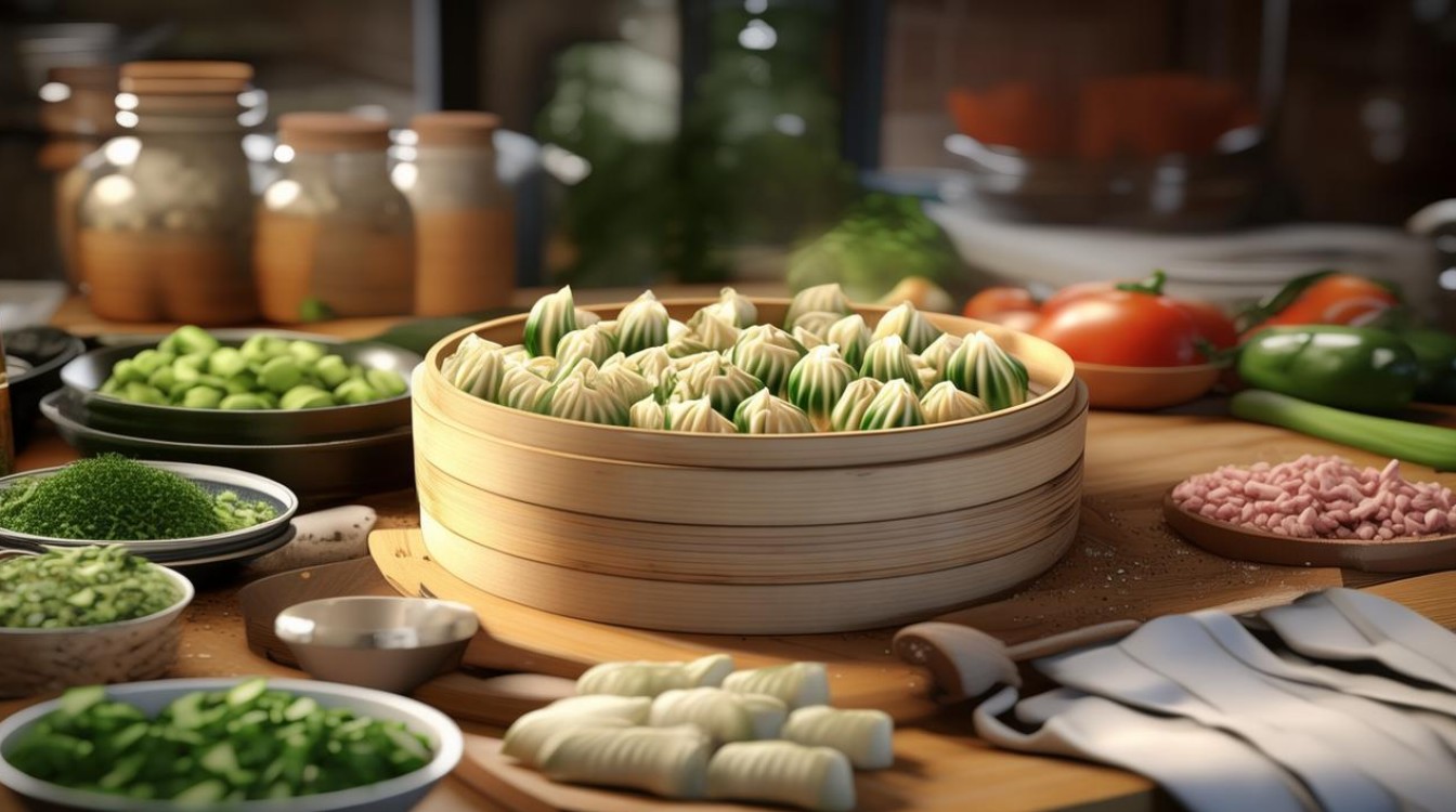 西葫芦蒸饺怎么做