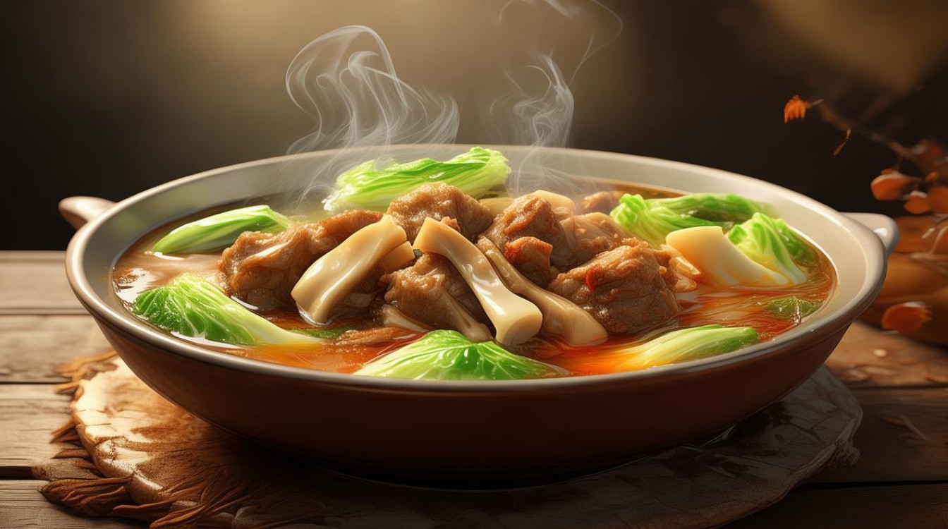 大骨头炖酸菜家常