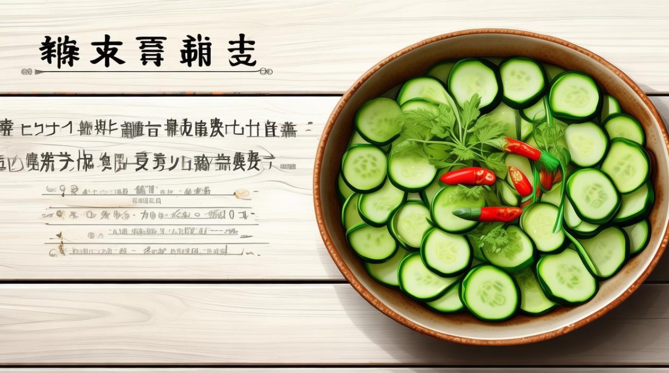 黄瓜家常凉拌菜