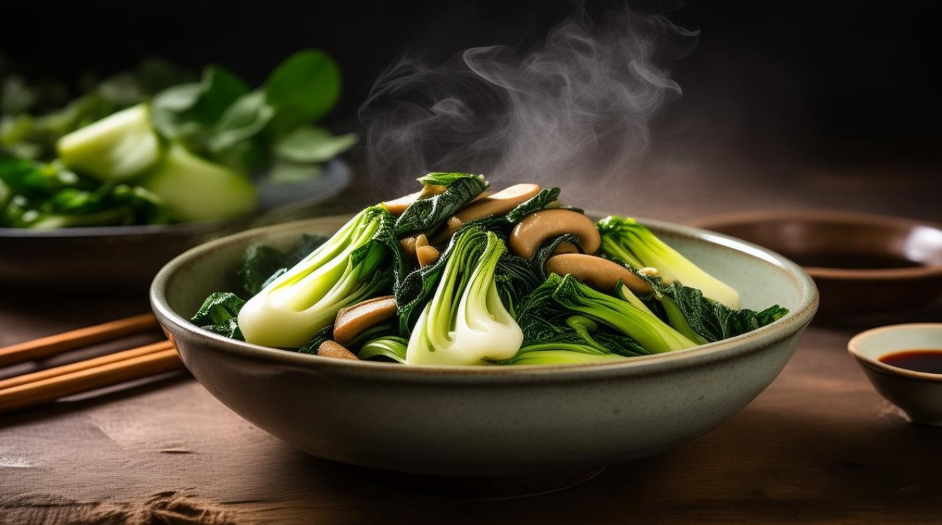 家常香菇油菜做法