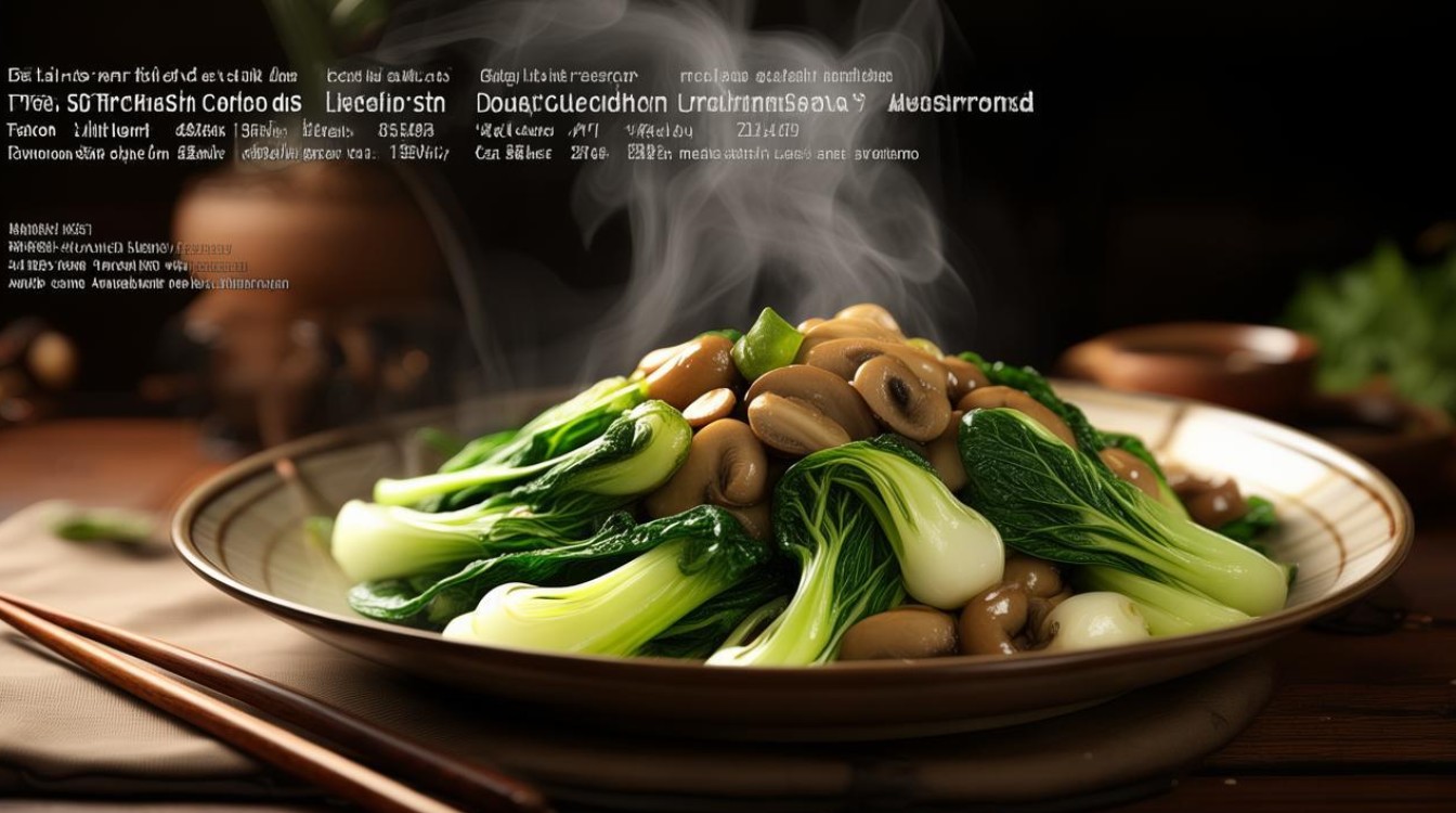 家常香菇油菜做法