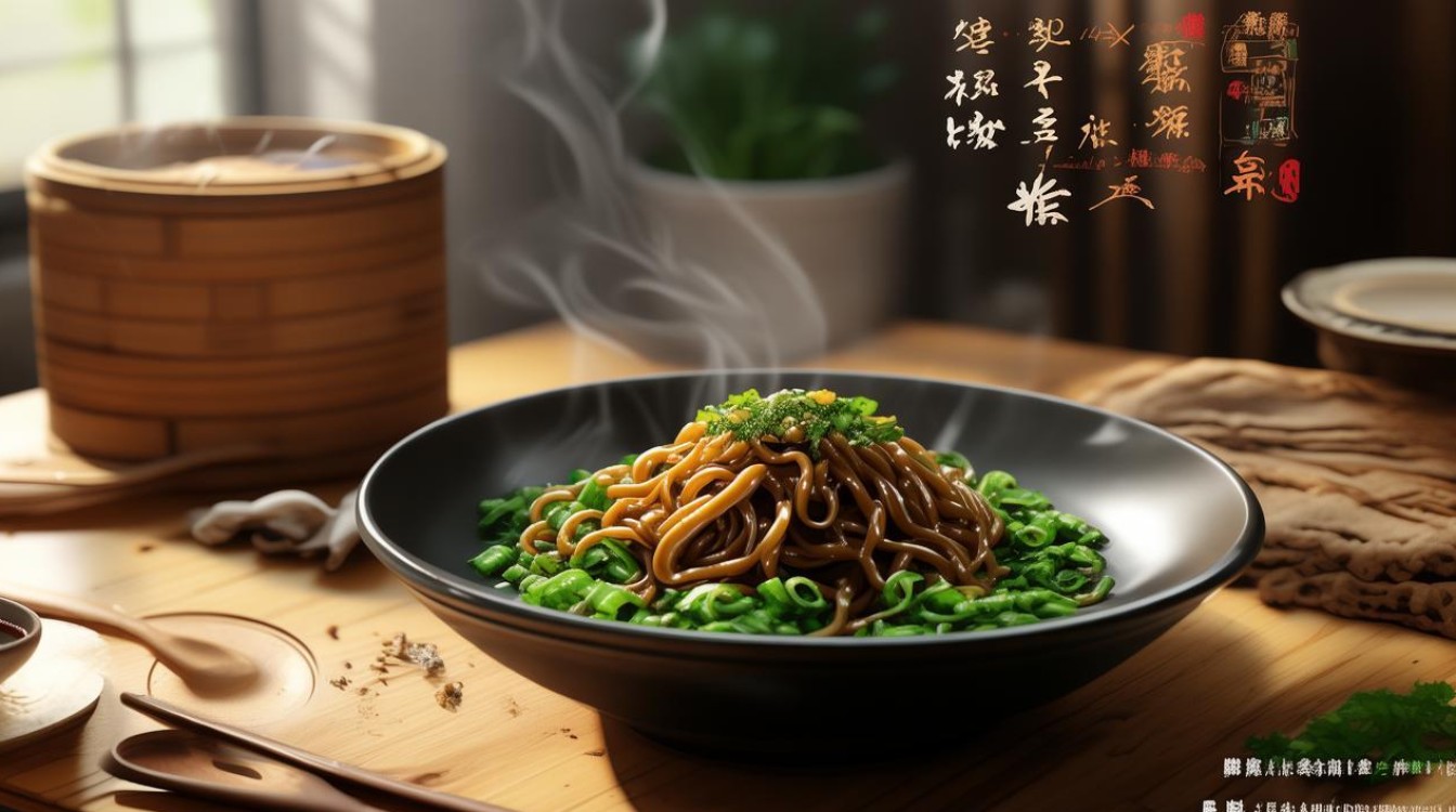 黑菜面条怎么做