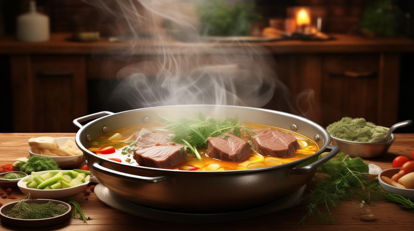 羊肉火锅家常