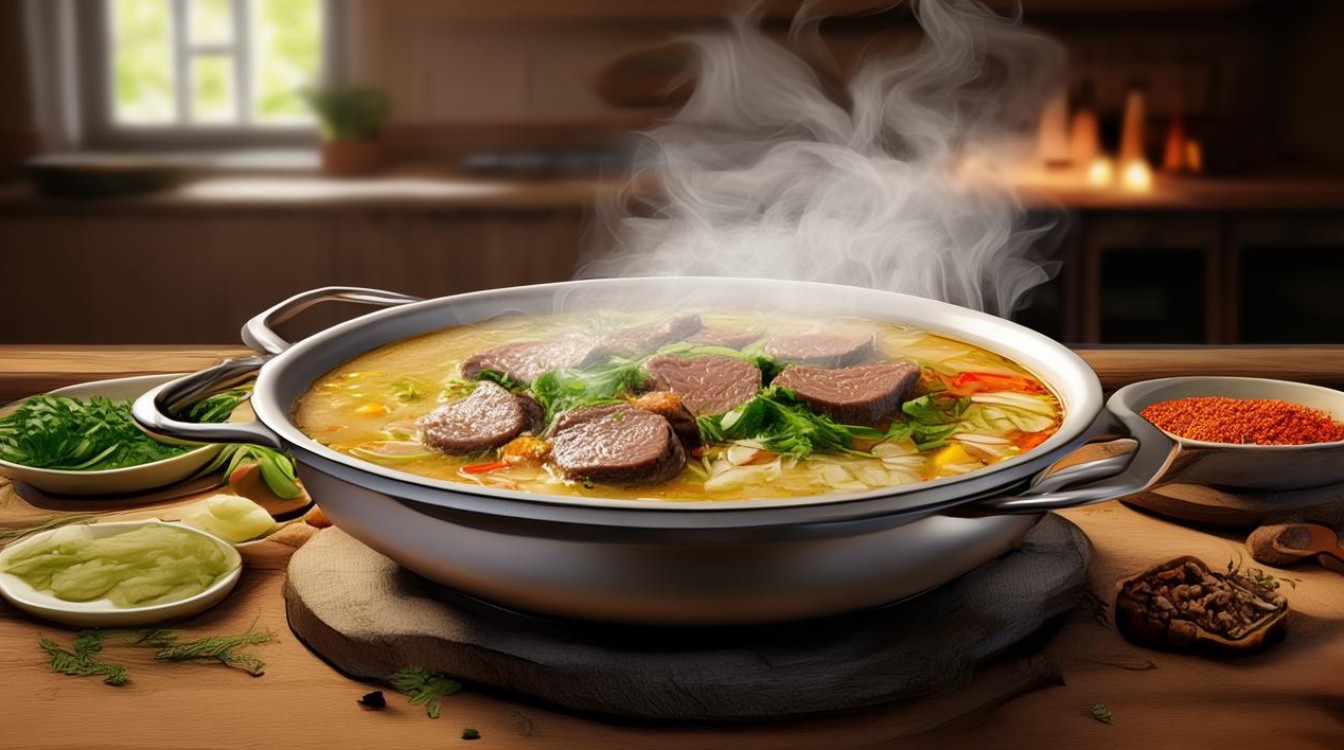 羊肉火锅家常