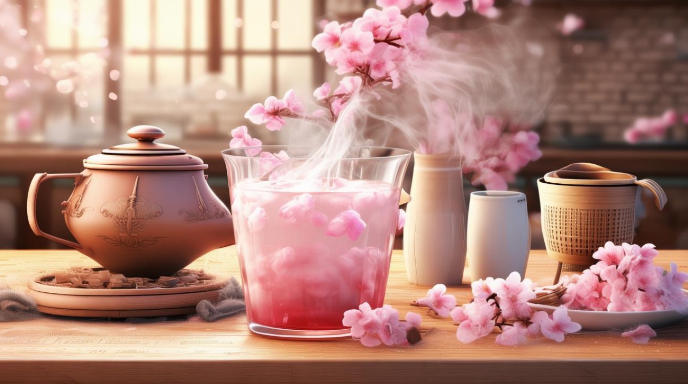 樱花气泡水怎么做
