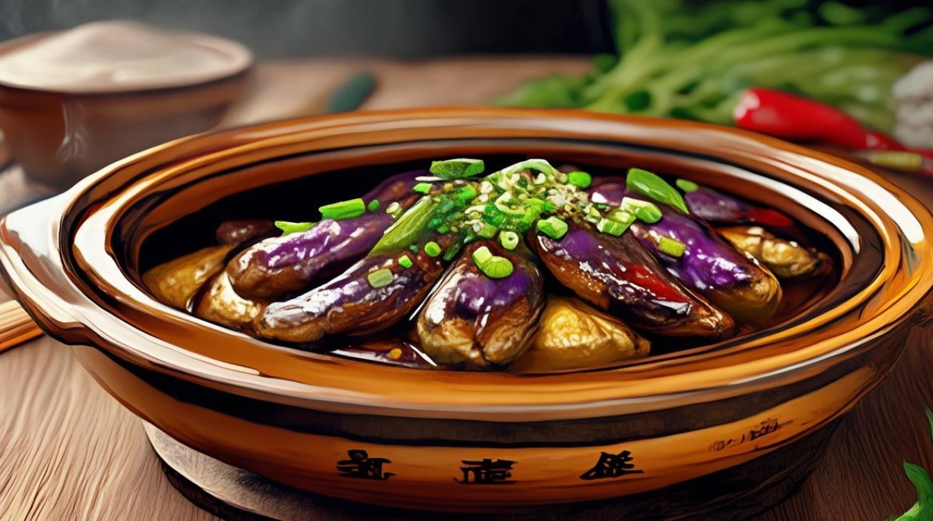 家常茄子煲