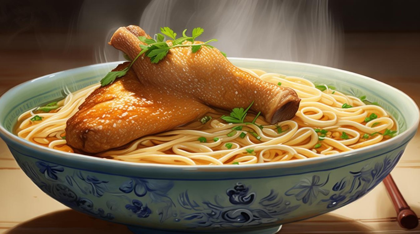 家常鸡腿面做法