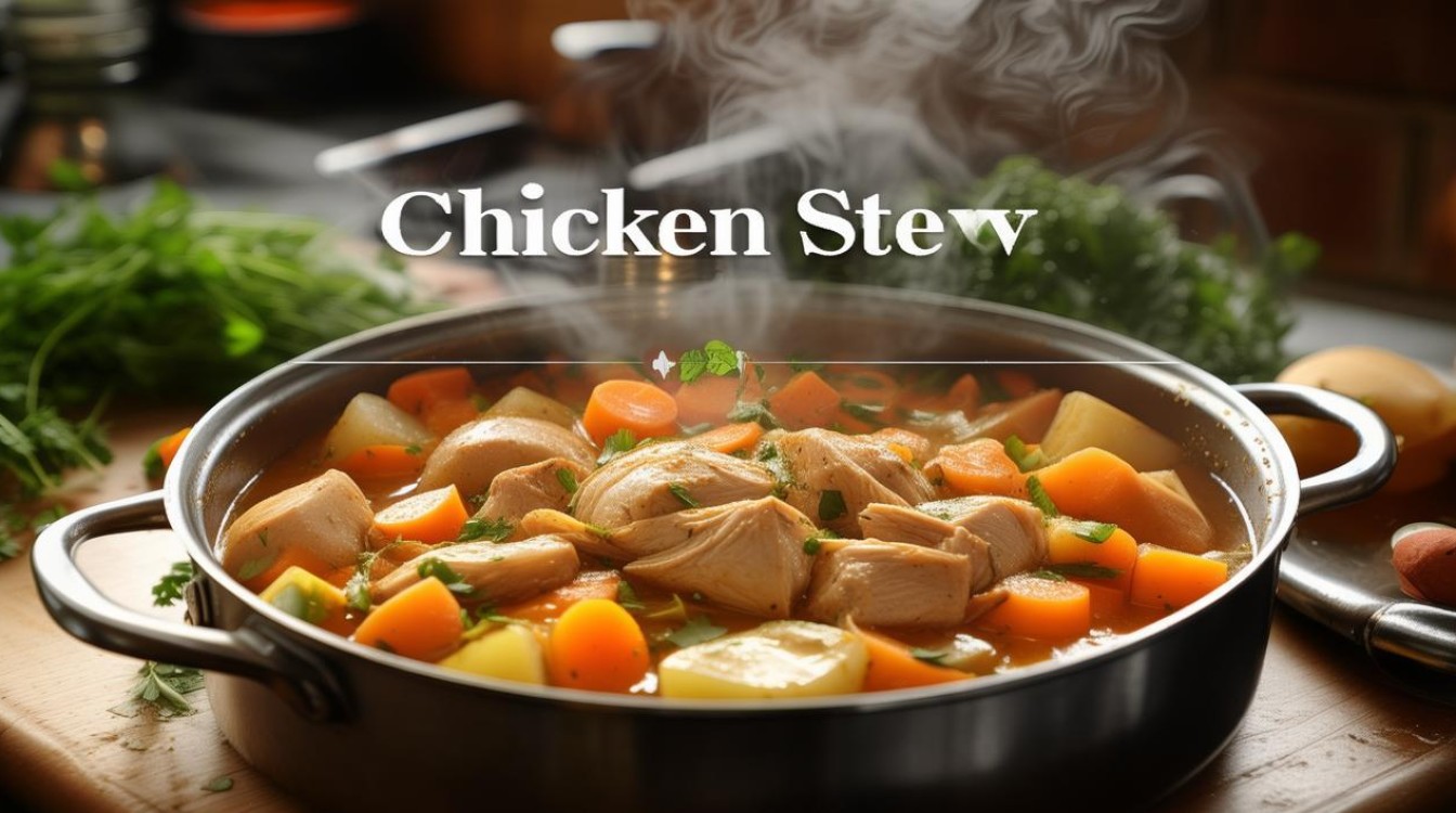 家常炖鸡肉视频