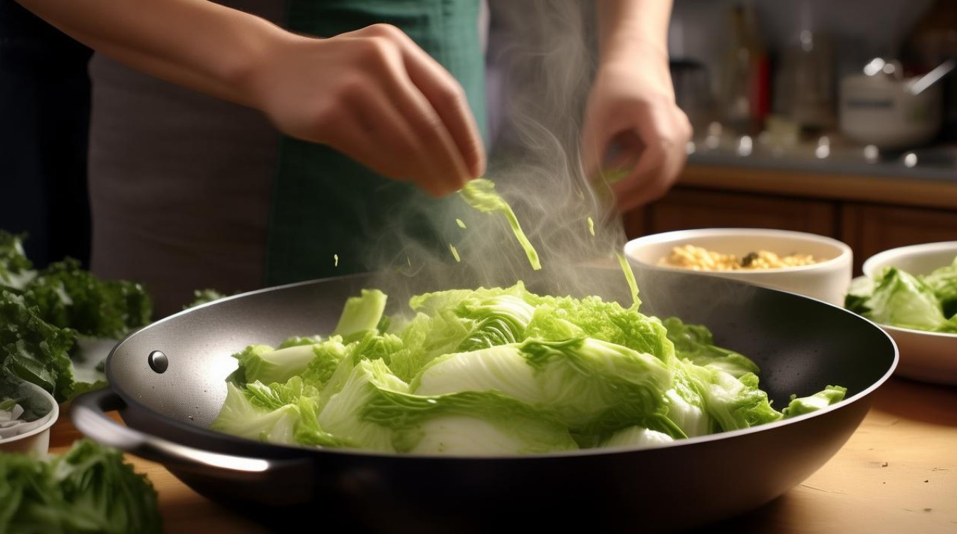 炒油白菜的家常做法