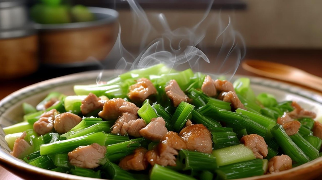 葱炒肉的家常做法