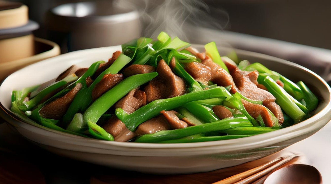 葱炒肉的家常做法