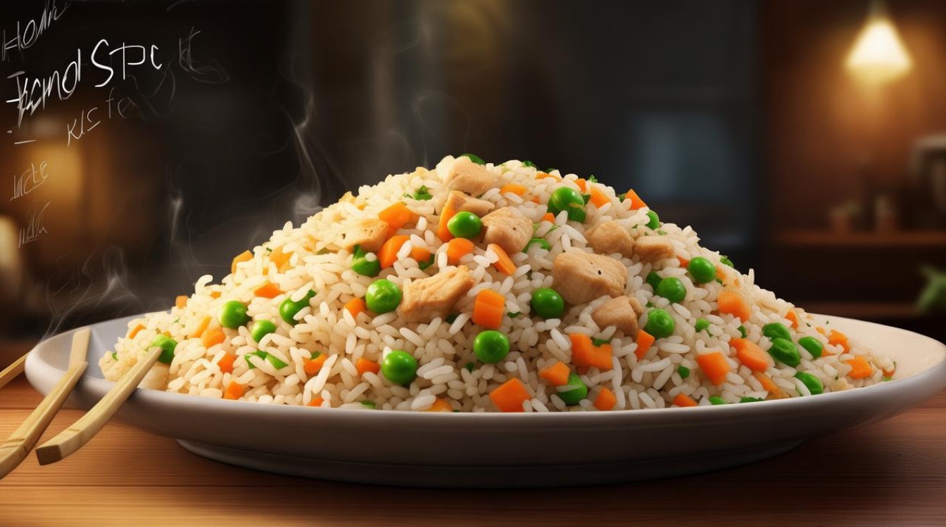 家常蛋炒饭的饭