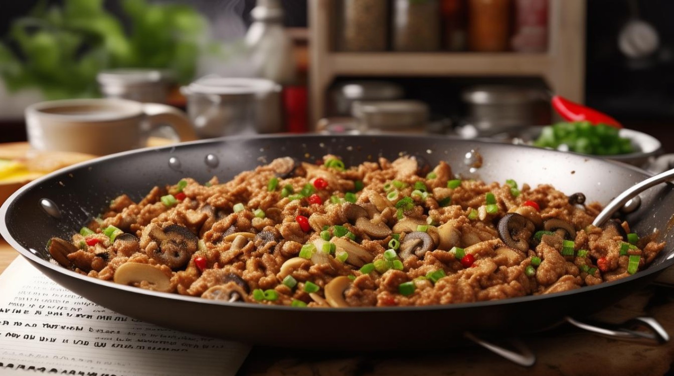 肉炒蘑菇家常做法
