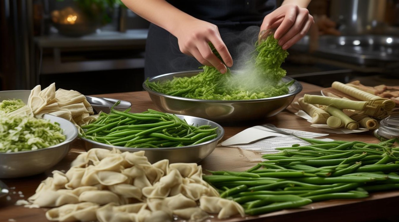 豆角做饺子馅怎么做