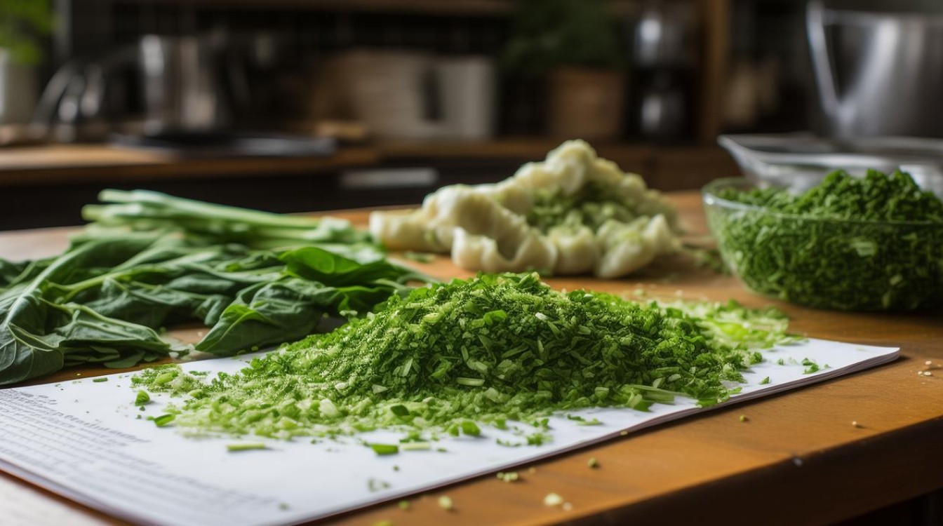 茼蒿做饺子馅怎么做